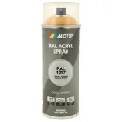 Industrijski akrilni lak sprej RAL HG 400ml Motip - RAL 1017 žafran rumena