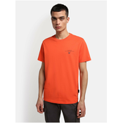 Orange mens T-shirt NAPAPIJRI Selbas - Men