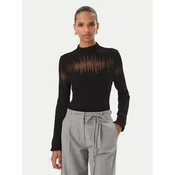 Rinascimento Bluza CFM0012380003 Črna Slim Fit