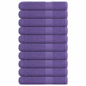Vidaxl Brisače FROGN 10 kosov vijolične 100x200 cm 360 g/m2