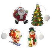 Viseča božična okenska luč (4 kosi) | MERRYLIGHTS