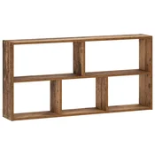 vidaXL Stenska polica Star les 102 x 17 x 50 cm Inženirski les