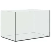 Vidaxl Akvarij s shranjevanjem Transparentno 40 x 25 x 25 cm Steklo