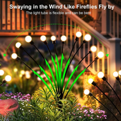 Sweetbuy Solarne vrtne svetilke - Fairy Lights