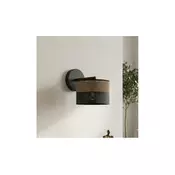 Zidna lampa KARBON 1xE27/15W/230V crna/braon