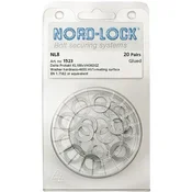NORD-LOCK varnostna nazobčana podložka NL 8, lamelno cinkana, blister SB-20