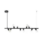 Luster na sajli 10xE27/20W/230V crna