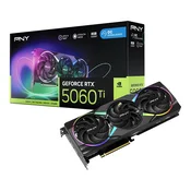 PNY GeForce RTX 5060 Ti ARGB OC 8GB GDDR7 (DLSS 4, 3x DisplayPort, 1x HDMI 2.1)