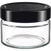 Weck Kozarci za vlaganje s črnim navojnim pokrovčkom 130 ml, komplet 33 kosov