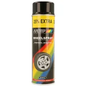 Boja za felne MOTIP 500 mL crna sjaj
