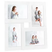 vidaXL Foto okvir za 4x(13×18 cm) fotografije bel MDF