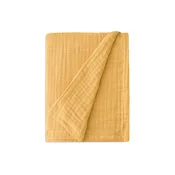 Pamucna muslin deka Dormeo boje senfa 140x200 cm