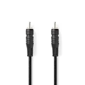 Nedis Digitalni avdio kabel | RCA Hane | RCA Hane | ponikljana | 2,00 m | Okrogla | PVC | Svart | Lada