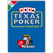 Poker karte Texas Hold’em Poker Modiano - plava leda