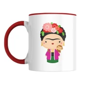 Šolja Frida Kalo, 330 ml, Bela
