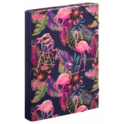 BAAGL mape za šolske zvezke A4 Jumbo Flamingos