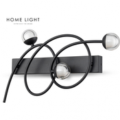HOME LIGHT Zidna lampa Luna 323, 11W, 3000K, Crna
