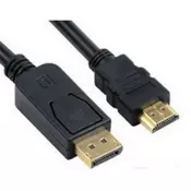 Kabl DisplayPort (M) - HDMI (M) 1.8m crni