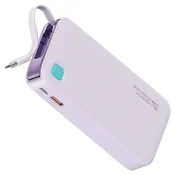 1 to 3 Usams Powerbank Z Izvlečnim Kablom Usb-C 10000Mah Pd 20W Za Telefone