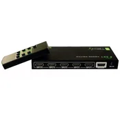 TECHLY HDMI prekidac, 5 ulaza, 1 izlaz, 4K Ultra HD, IR IDATA HDMI-4K51