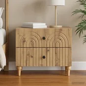 Nocni ormar Hrast artisan 62 x 34,5 x 48 cm Konstruirano drvo
