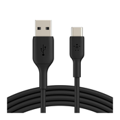 Kabel BELKIN, USB 2.0 (M) na USB-C, 1m, crni