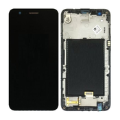 LG K10 M250N (2017) - LCD zaslon + steklo na dotik + okvir (Black) TFT