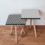 Hanah Home Set klub stocica 2Shp447, 2 komada, Šareni