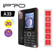 IPRO mobilni telefon A33, Black/Red