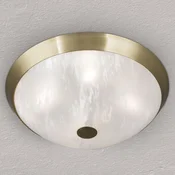 ORION Klasicna stropna svjetiljka Jaya sa staklenim sjenilom, 42 cm - Dnevni boravak/blagovaonica - Moderan - mat mesing, satenska obrada - Staklo