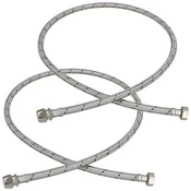 shumee Fleksibilni priključek 3/8” 1/2” za vpenjalne sisteme 120 CM komplet 2 kosov