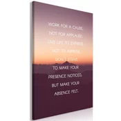 Slika - Make Your Absence Felt (1 Part) Vertical 80x120