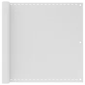 Vidaxl Balkonsko platno belo 90x300 cm HDPE