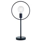 Evviva Namizna svetilka Krog h54cm/40W/črna/kovina
