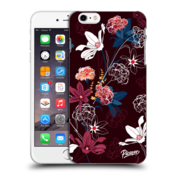 Silikonski črni ovitek za Apple iPhone 6 Plus/6S Plus - Dark Meadow