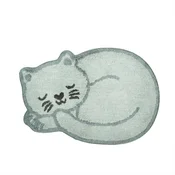Svetlo modra bombažna otroška preproga 43x60 cm Sleeping Cat – Sass & Belle