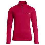 Womens sweatshirt VAUDE Livigno Halfzip II Ws Crimson Red 42