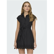 Black womens shirt dress ONLY Lou - Women