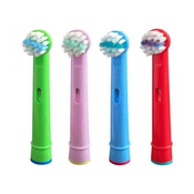 KOMA Certificirane zamjenske glave za Oral-B cetkice za zube NK06 for Braun Oral B EB10A Kids, 4 pcs