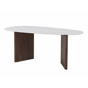 Miza Dallas 3741 Rjava, Bela, 75x90x180cm, MDF plošča, MDF plošča