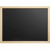 TIP Table črna, magnetna, emajlirana, 40 x 60 cm, LESEN okvir