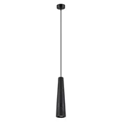 Sollux SL.1355 - Luster na sajli ELECTRA 1xGU10/10W/230V beton/crna