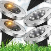 shumee SONČNE DISK SVETILKE LED VRTNE TALNE SVETILKE VOZILA TALNE SVETILKE