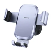 Baseus Metal Age Go Gravity držac za telefon u automobilu s gravitacijskim punjenjem za montažu na ventilaciju, sivi