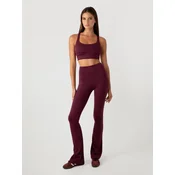 YO-GAYA Pajkice Flared Legging burgund