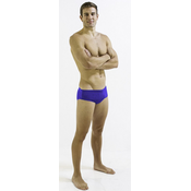 Mens swimsuit finis aquashort solid blueberry 30