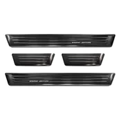 Door sill trims Toyota C-HR 2023- (dark, matte)