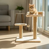 Paws & Whiskers Grebalica za mačke Tiana, Bež