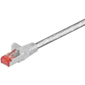 MicroConnect Kabel S/FTP CAT6 0.25m Transperant Omrežni