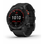 Garmin Fenix 7S Solar 42 mm pametni sat crni + GRATIS Noaline power bank 10000 mAh (prijenosna baterija)